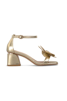 Metallic Flower Sandal