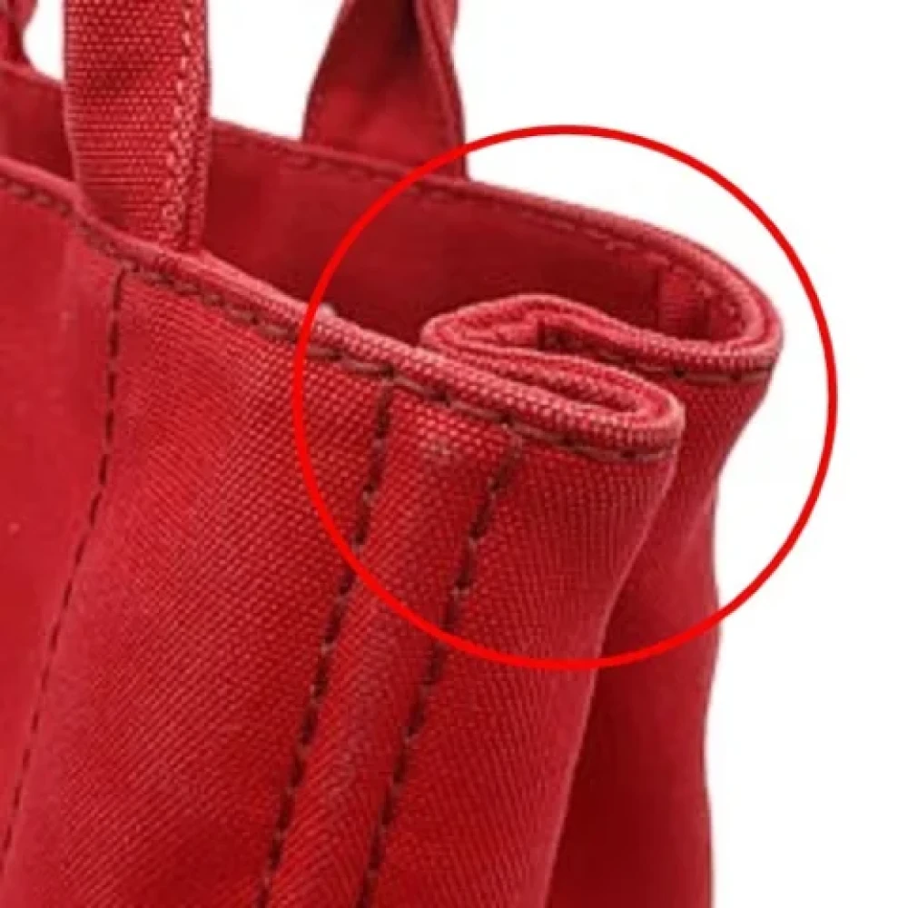 Prada Vintage Pre-owned Leather prada-bags Red Dames