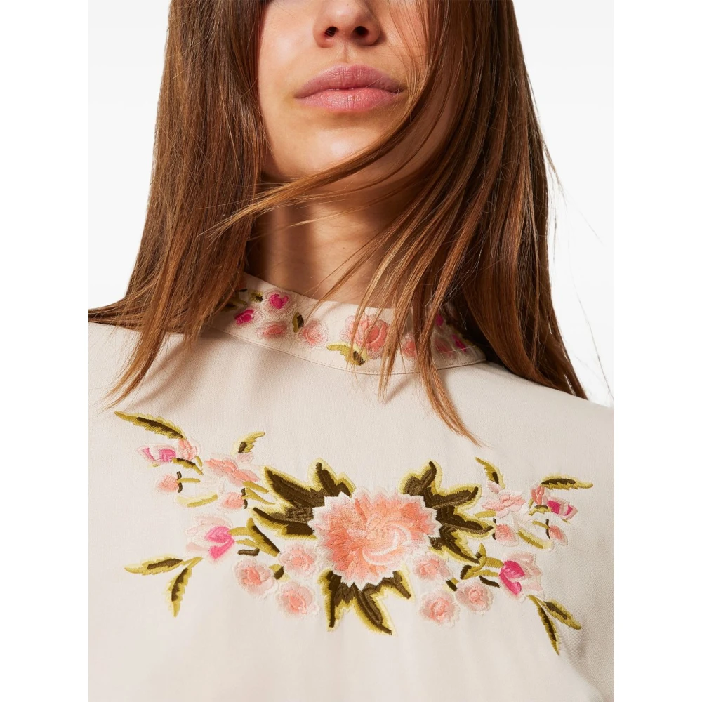 Twinset Multicolor Shirt voor Vrouwen Beige Dames