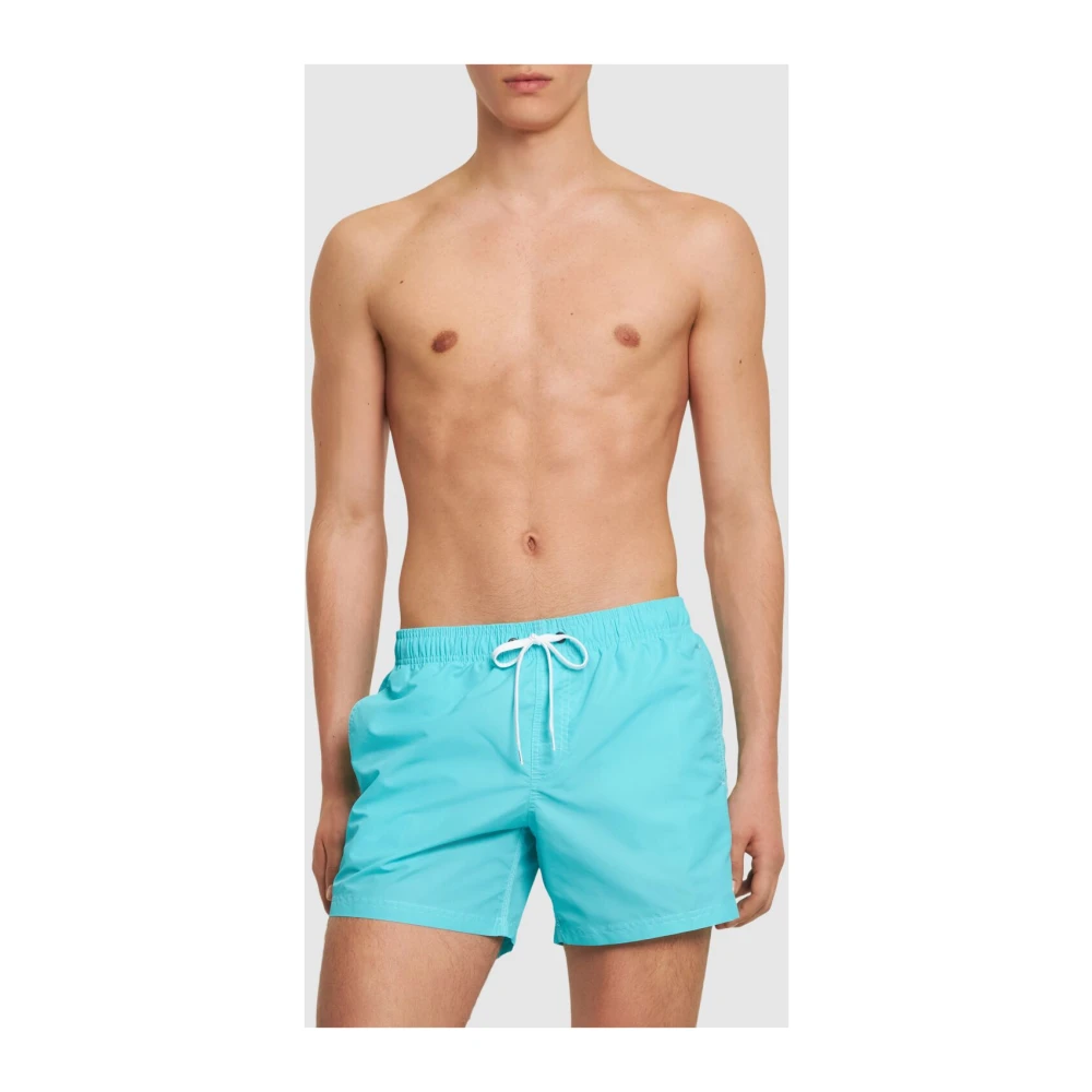 Sundek Regenboogblauwe Zwemkleding Blue Heren