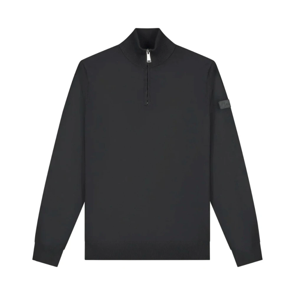 Malelions Zwarte Sweater Mm3-Aw24-09 Herenlions Black Heren