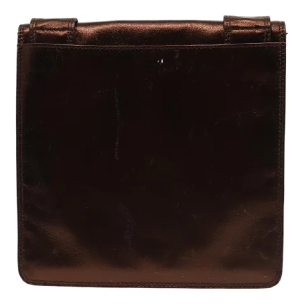 Chanel Vintage Pre-owned Leather shoulder-bags Brown Dames