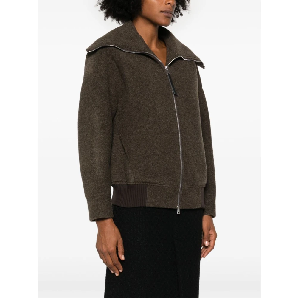 Tela Stijlvolle Spencer Jassen Brown Dames
