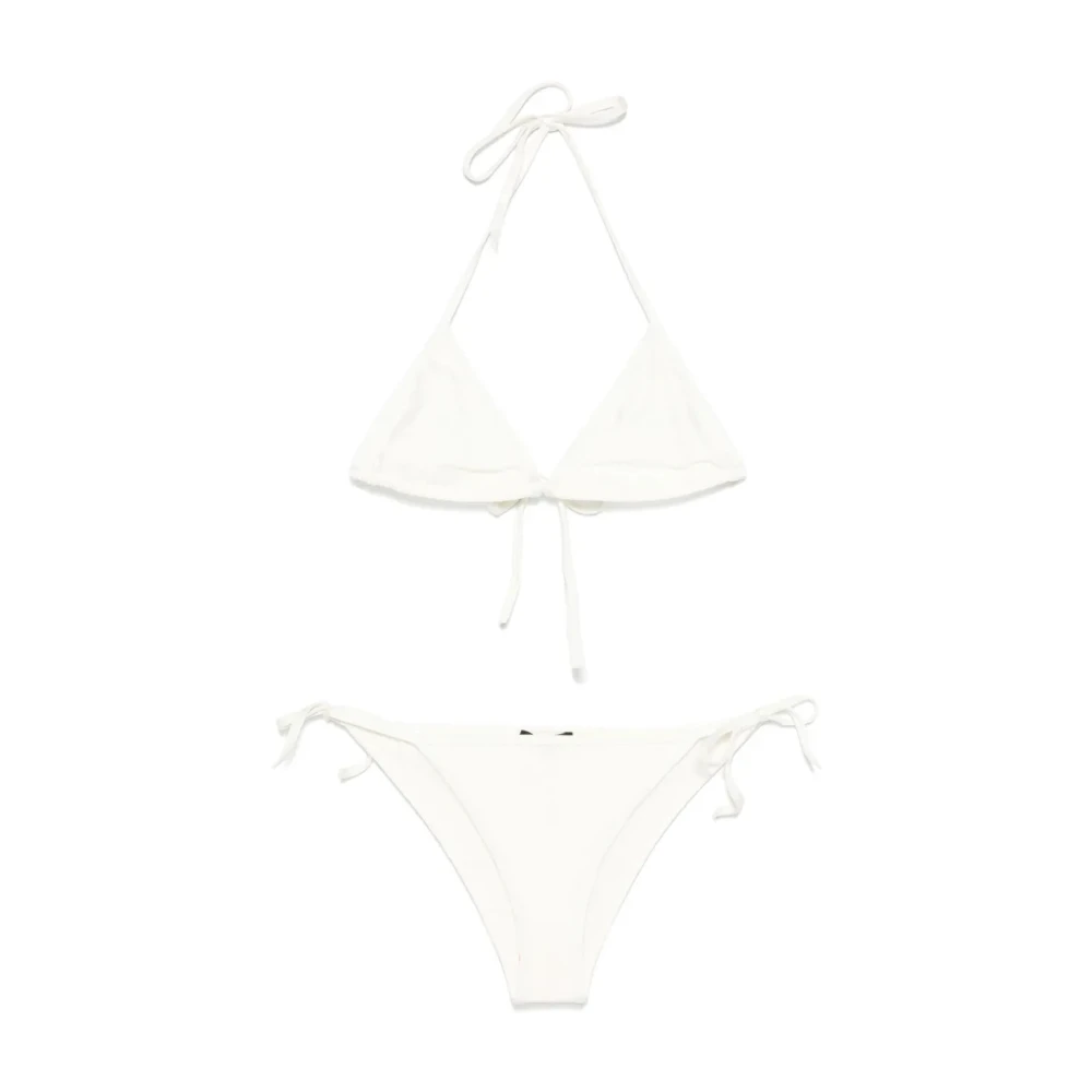 Balmain Women's Beige Triangle Bikini Casual Style - Bikinis - L - Swimwear