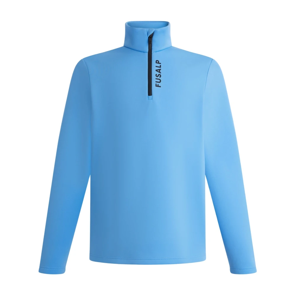 Fusalp Herr Blå Toppar M, Polyester, Timothy Långärmad T-Shirt