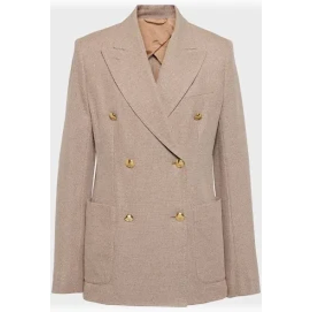 Max Mara Stijlvolle Jas voor Vrouwen Beige Dames
