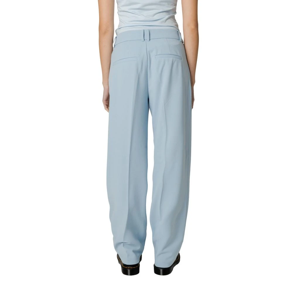 Only Blauwe Polyester Jeans & Sigarettenbroek Blue Dames