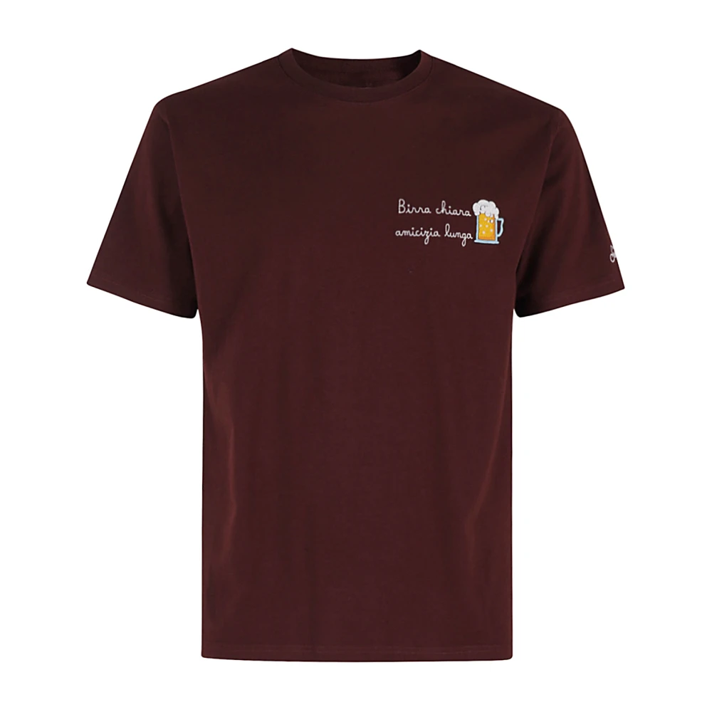 MC2 Saint Barth Klassiek St Barth T-shirt Red Heren