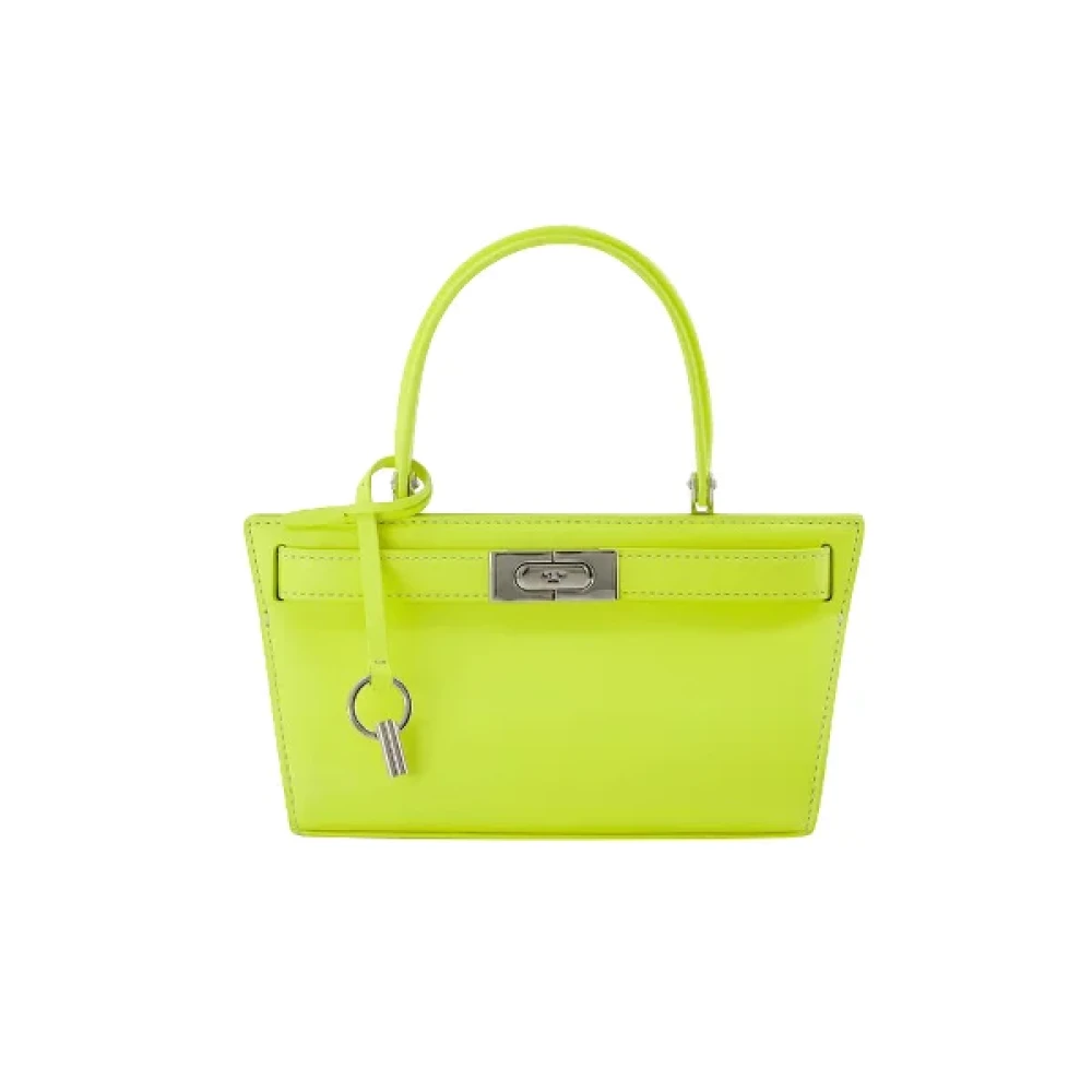 TORY BURCH Leather handbags Yellow Dames