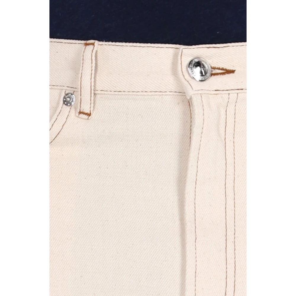 A.p.c. Jeans Straight Bleu Beige Heren