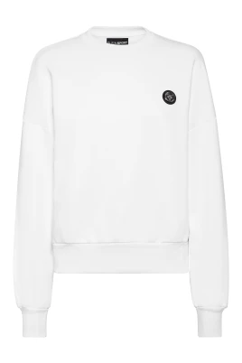 Cropped Sweatshirt LS Glitter