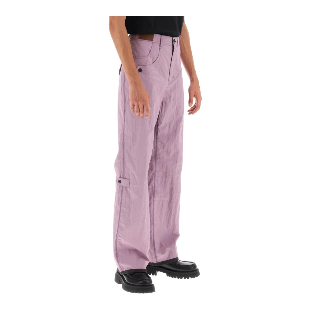 Andersson Bell Wide Trousers Purple Heren
