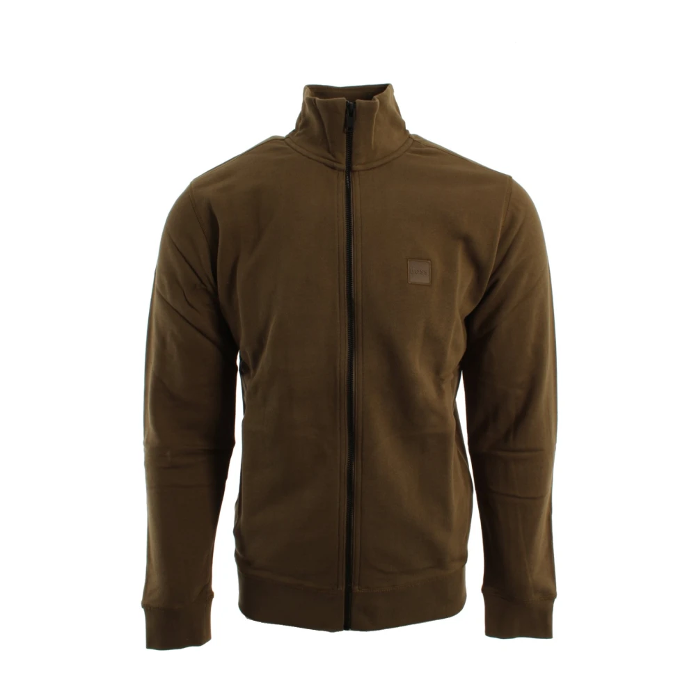 Hugo Brown Zestart Full Zip Vest - Male - Zip-Throughs - 2XL - Sweatshirts & Hoodies