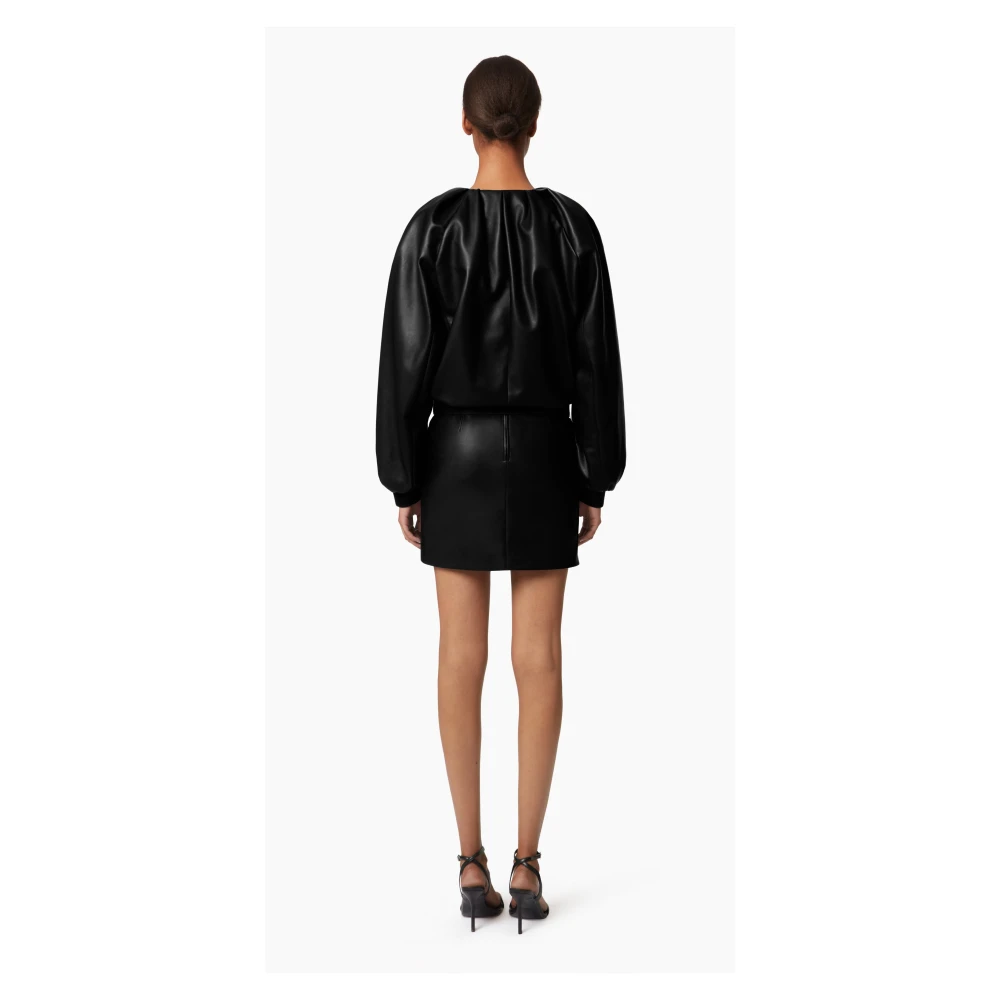 Nina Ricci Korte Bomber IN Nappa Black Dames
