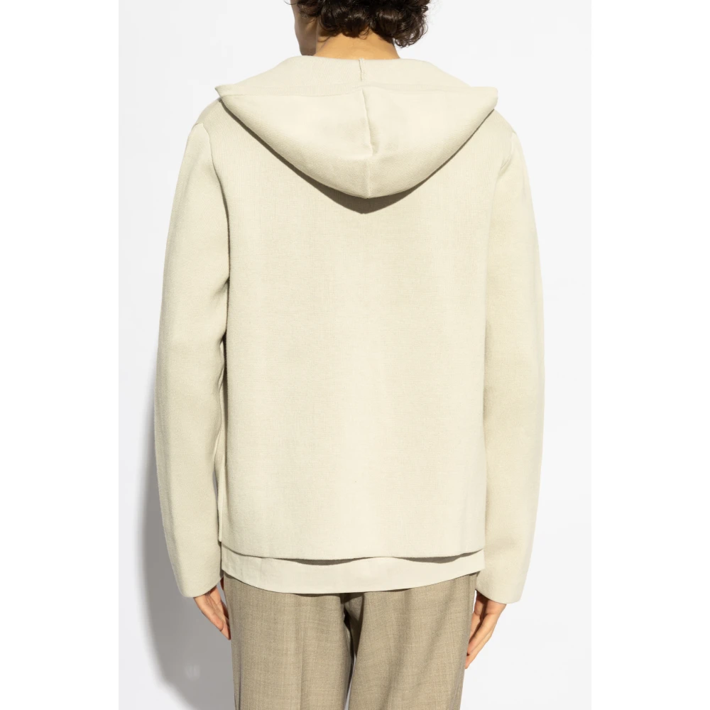 Samsøe Saniklas Knit Hoodie Beige Heren