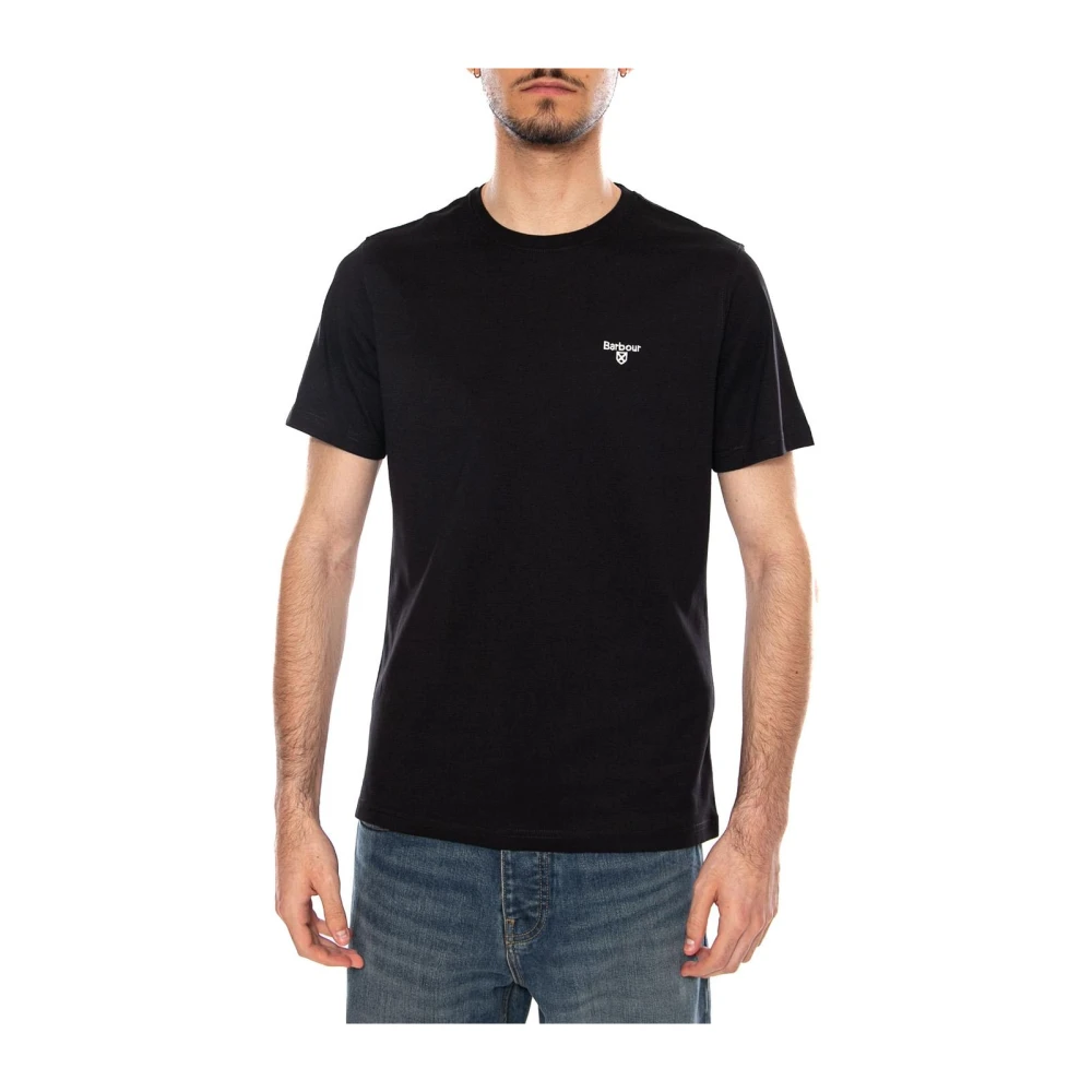 Barbour Uomo Nero - Essential T-Shirt - Tops - Xl
