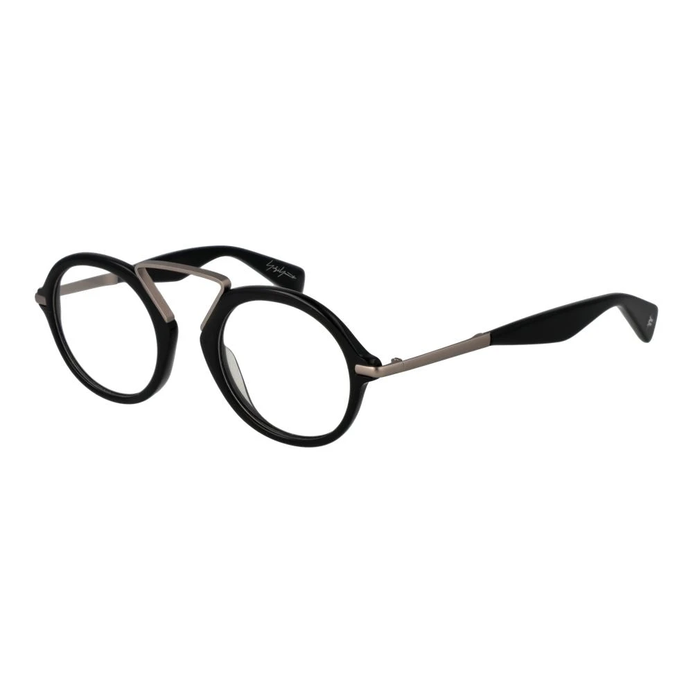 Yohji Yamamoto Men's Black Round Optical Frames