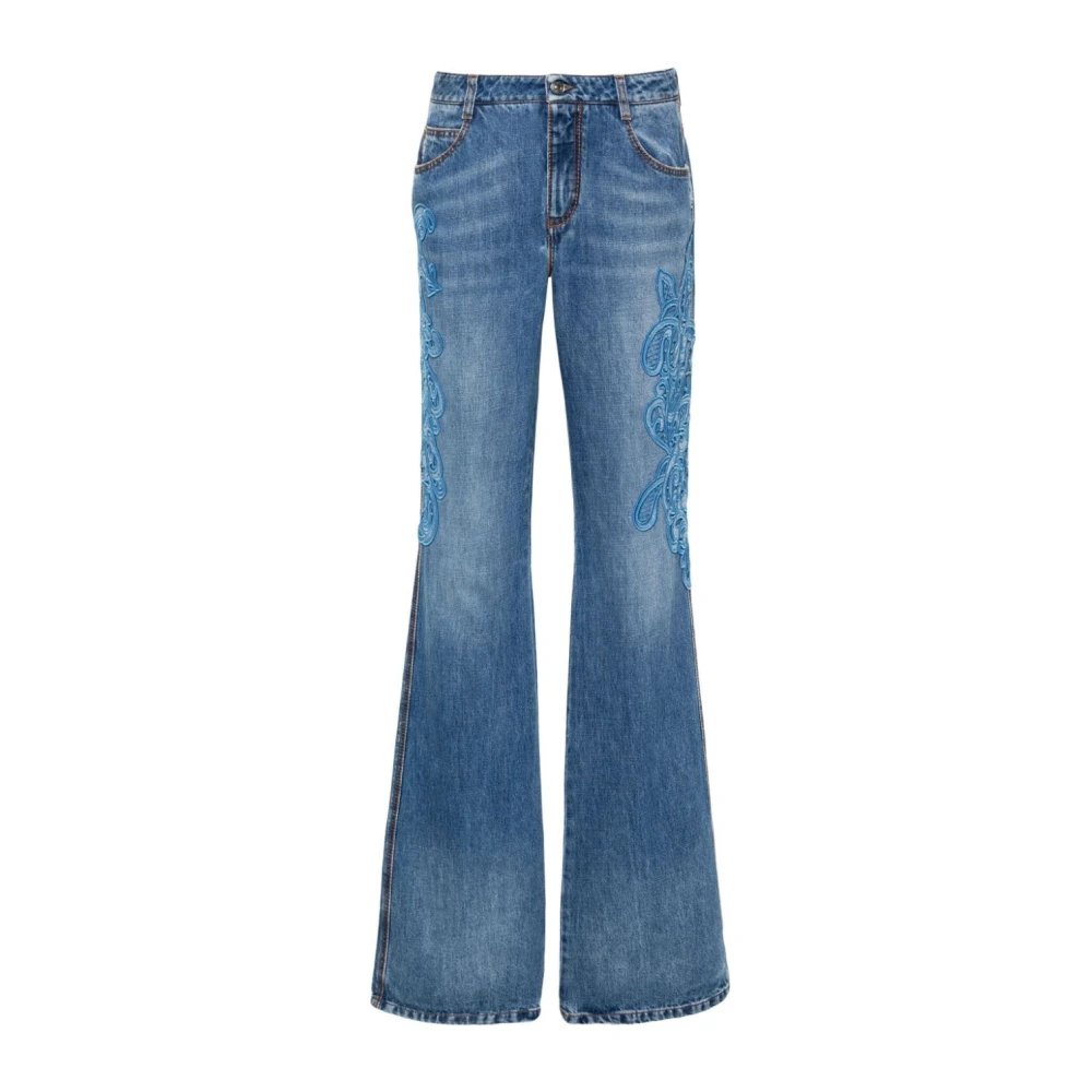 Ermanno Scervino Katoenen Casual Broek Blue Dames