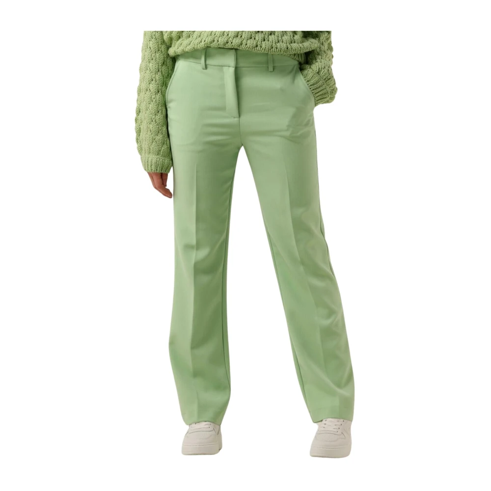 Y.A.S Groene Pantalon voor Trendy Vrouwen Green Dames