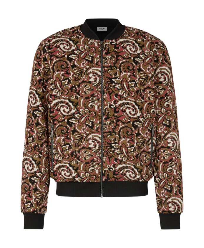 bruine-college-stijl-geembosseerde-top