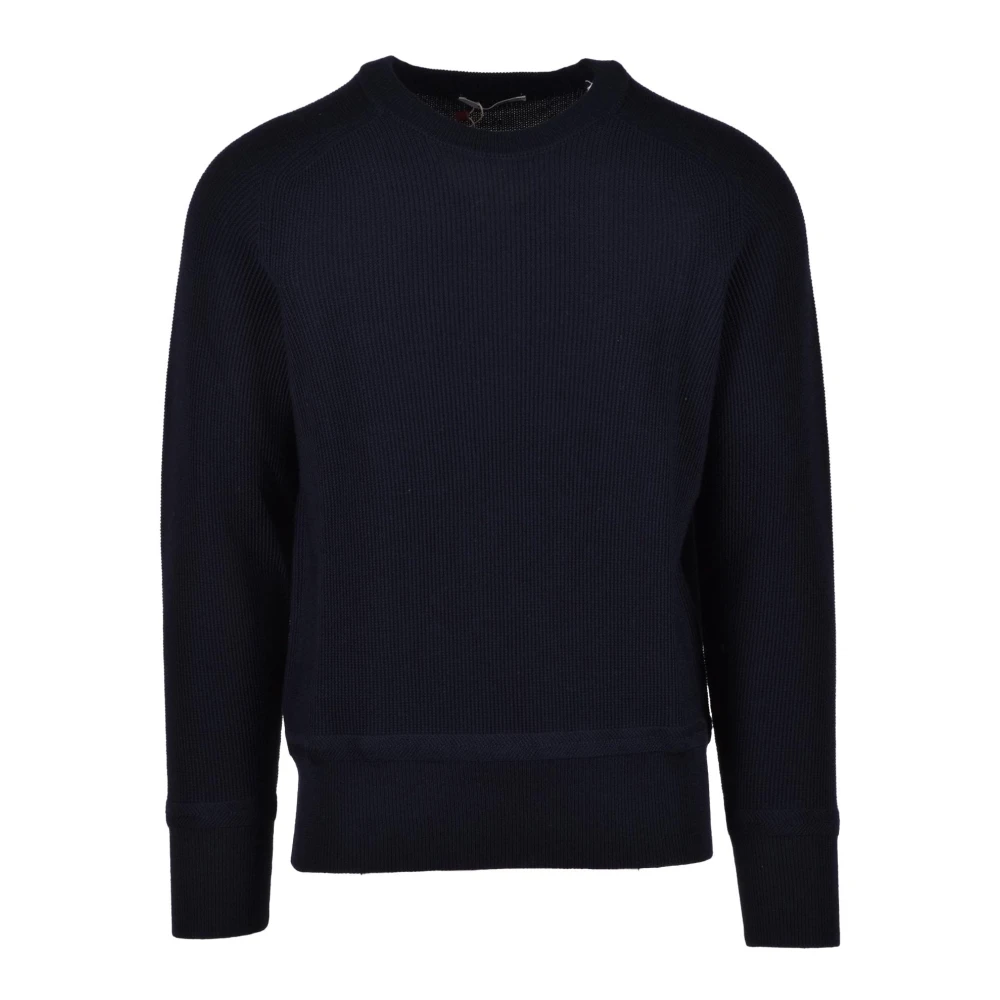 Kangra Merino wollen trui Blue Heren