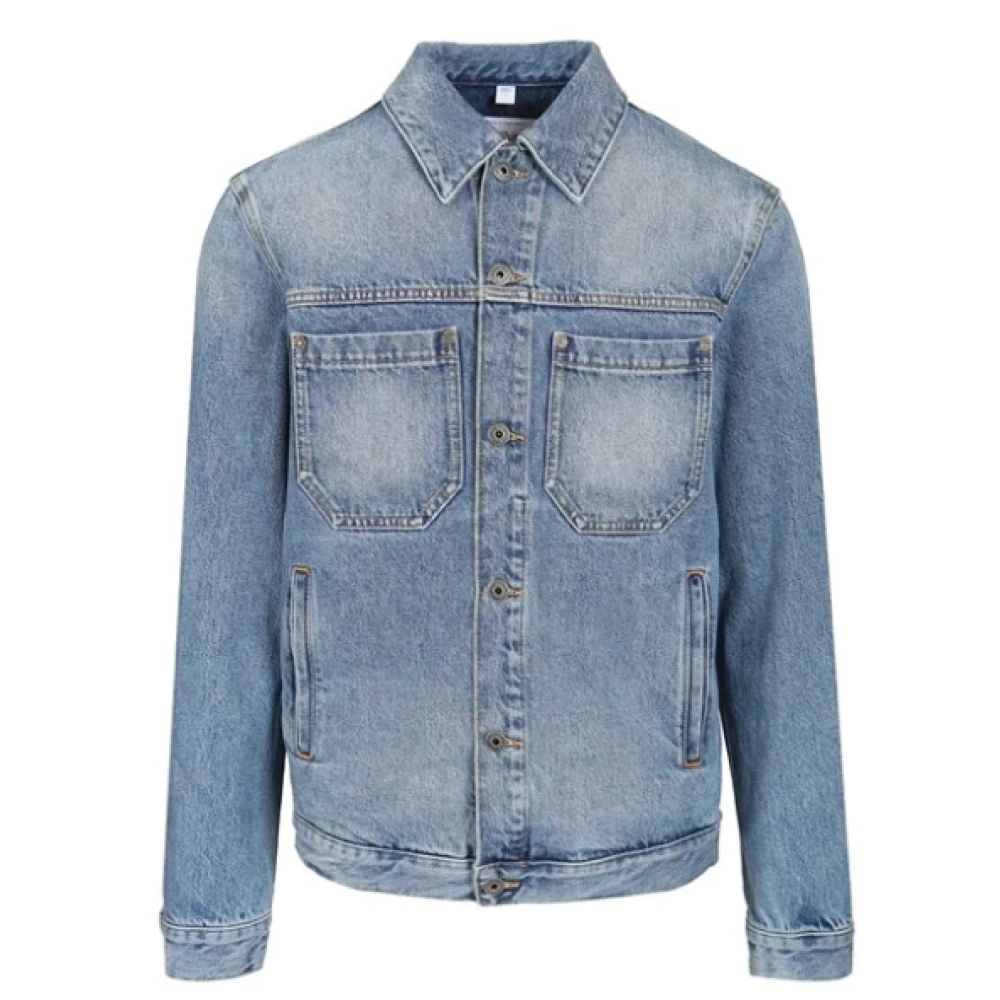 Off White Blue Half Arrow Skate Denim Jacket - Male - Denim Jackets - M - Jackets