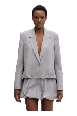 Bubble-hem Blazer