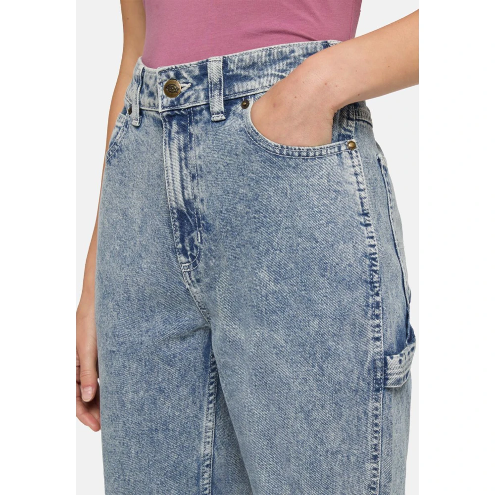 Dickies Casual Cargo Broek voor Mannen Blue Dames