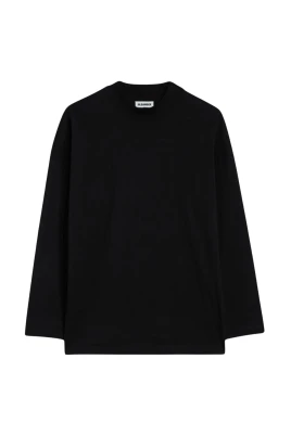 Långärmad T-shirt med polokrage