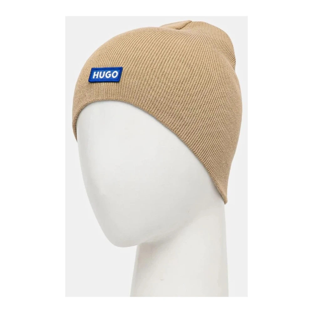 Hugo Boss Mannen Beanie Hat Xovo_C Beige Heren