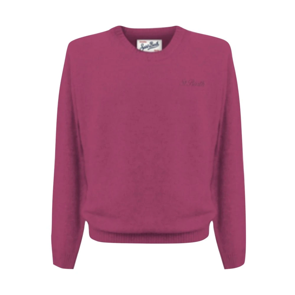 MC2 Saint Barth Merino Wol Heren Licht Sweater Pink Heren