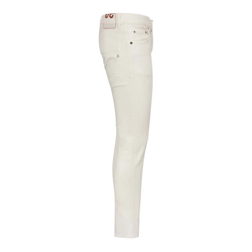 Dondup Slim-Fit Jeans voor de moderne man White Heren