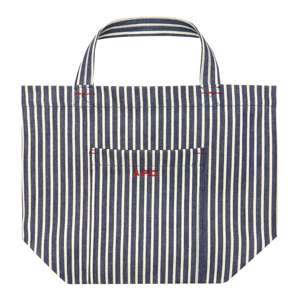 A.p.c. Donkerblauw Wit Handtas Thais Model Multicolor Dames