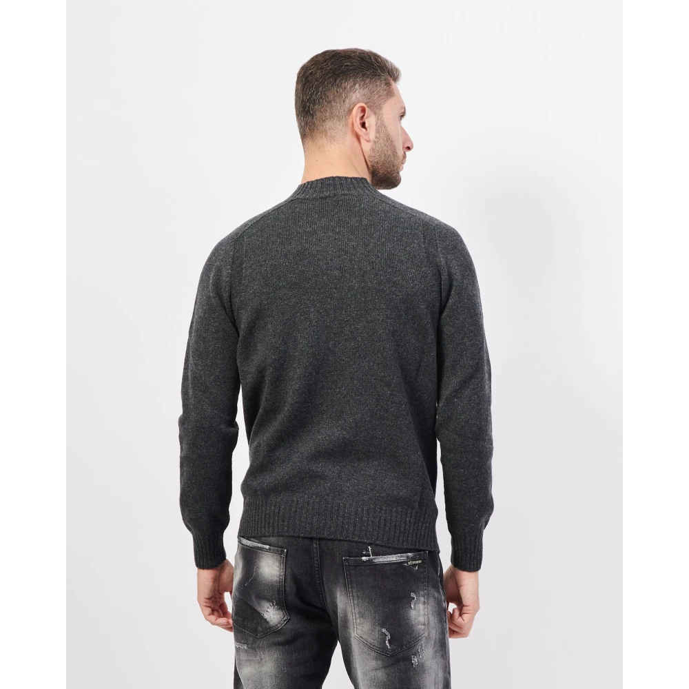 Gran Sasso Alpaca en kasjmier trui in grijs Gray Heren
