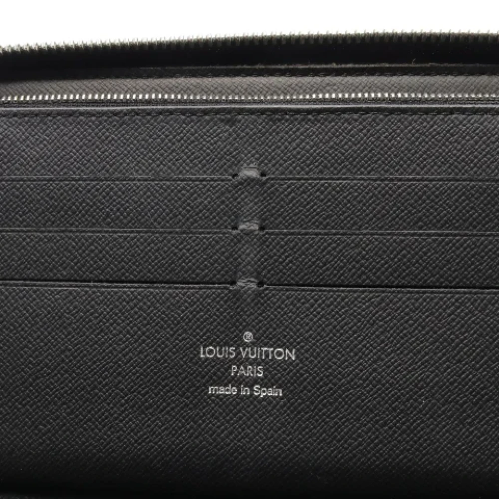 Louis Vuitton Vintage Pre-owned Canvas wallets Black Heren