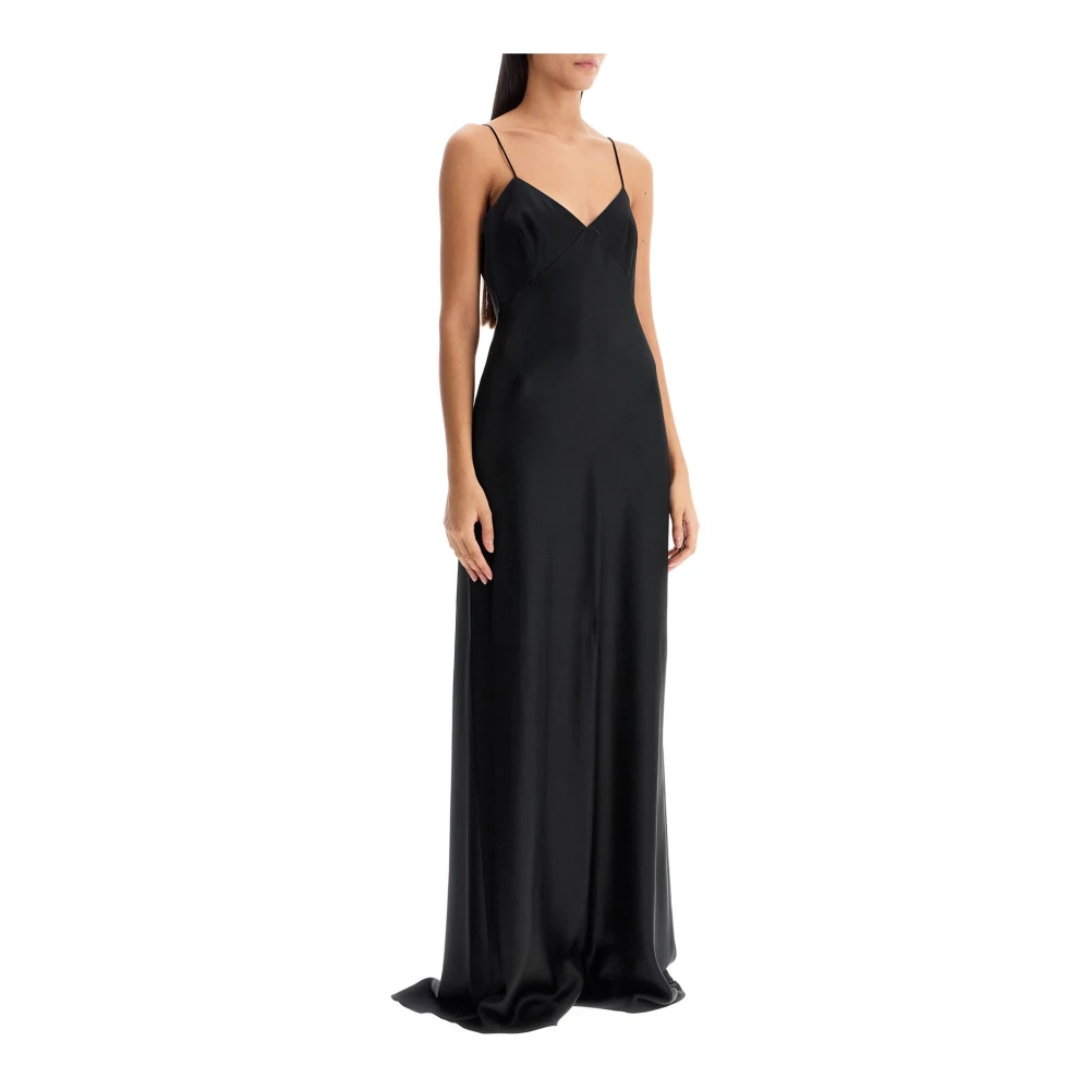 Max Mara Zijden 'Riccio' Jurk Black Dames