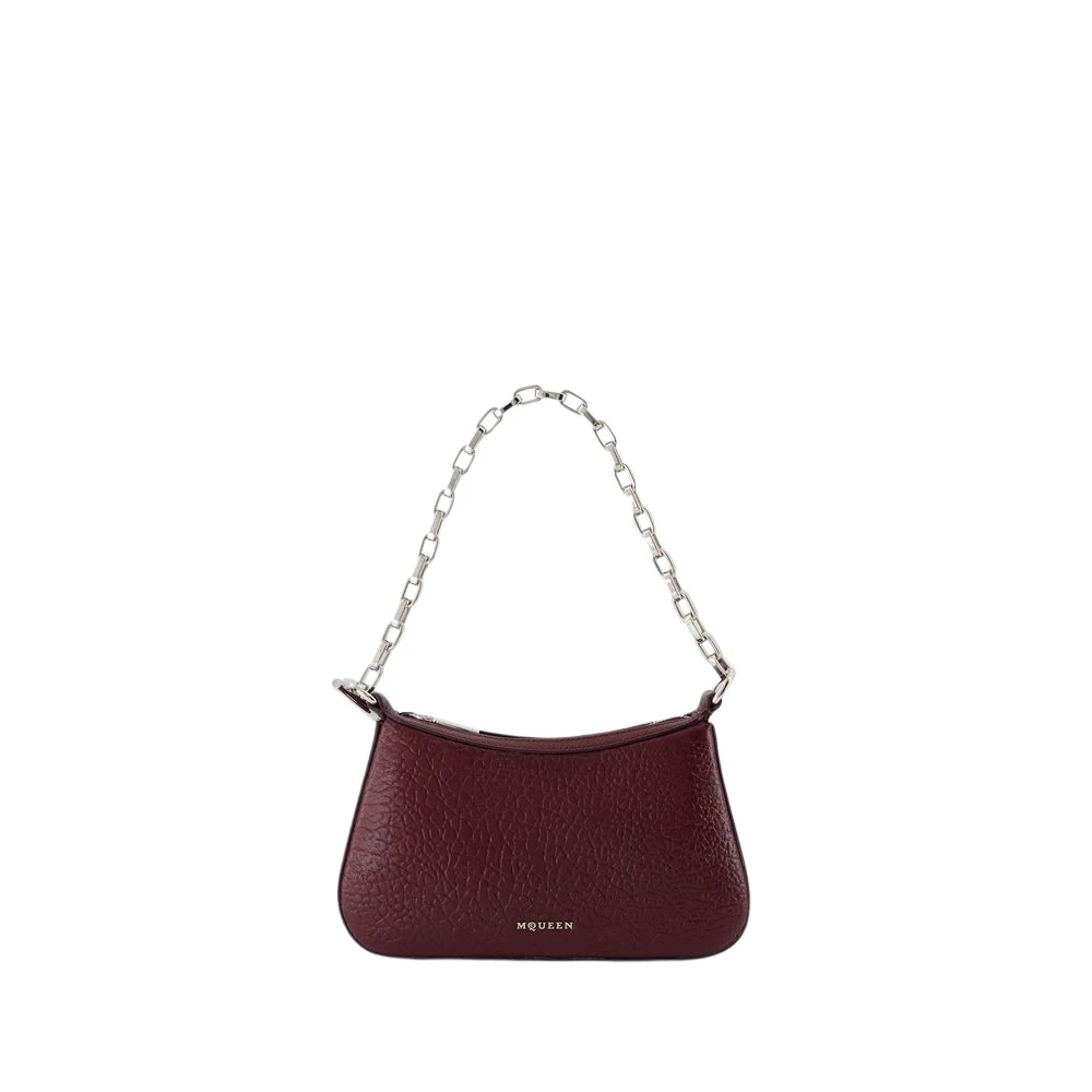 Alexander mcqueen Rode Leren Cross Bar Tas Red Dames