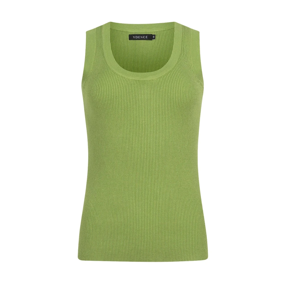 YDENCE Dames Tops & T-shirts Knitted Top Keely Groen