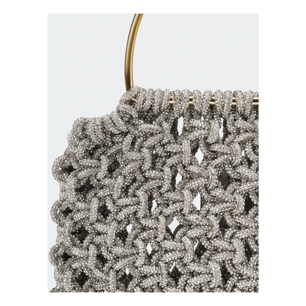 Hibourama Stijlvolle Compacte Handtas Gray Dames