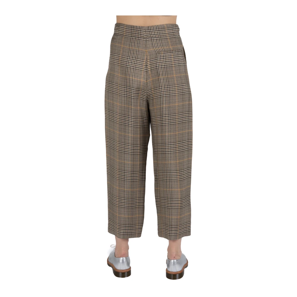 Phisique du Role Shepherds Check Straight-Leg Broek Multicolor Dames