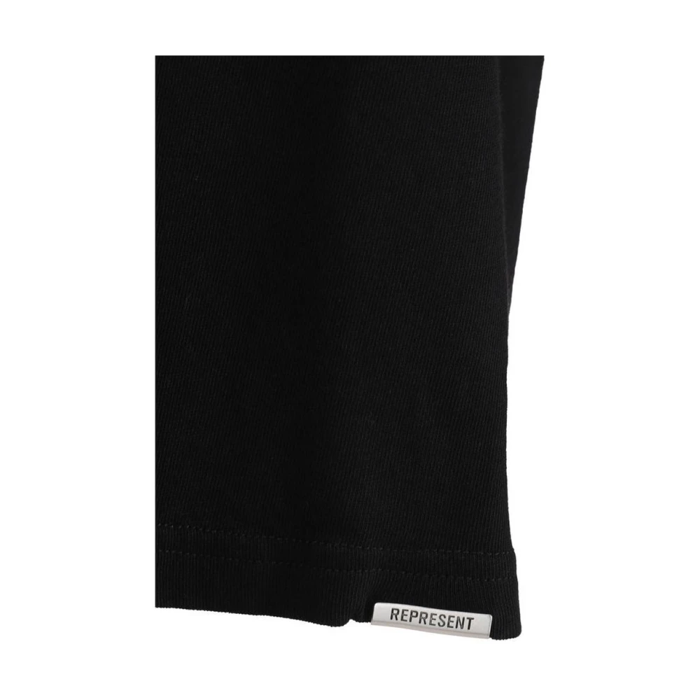 Represent Zwarte Katoenen T-Shirt Black Heren