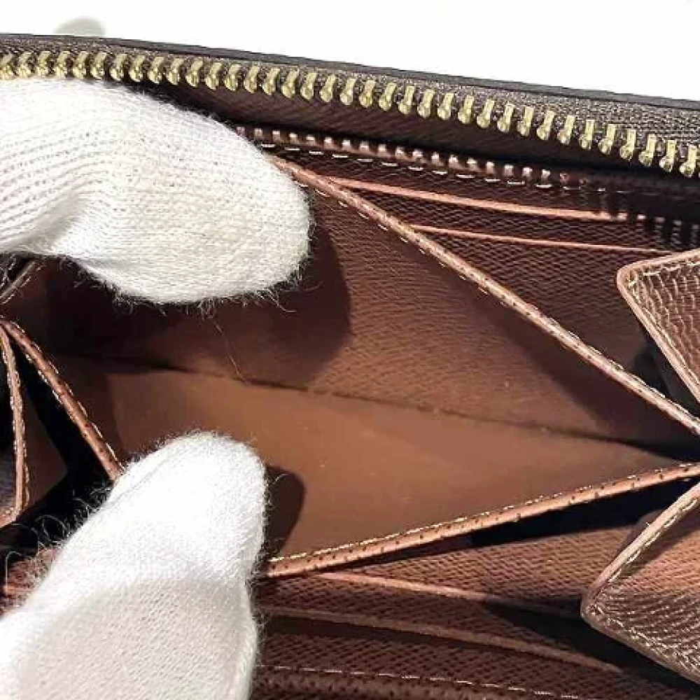 Louis Vuitton Vintage Pre-owned Canvas wallets Brown Dames