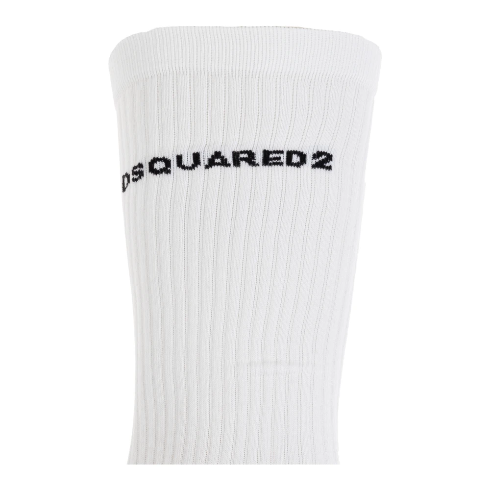 Dsquared2 Sokken met logo White Heren