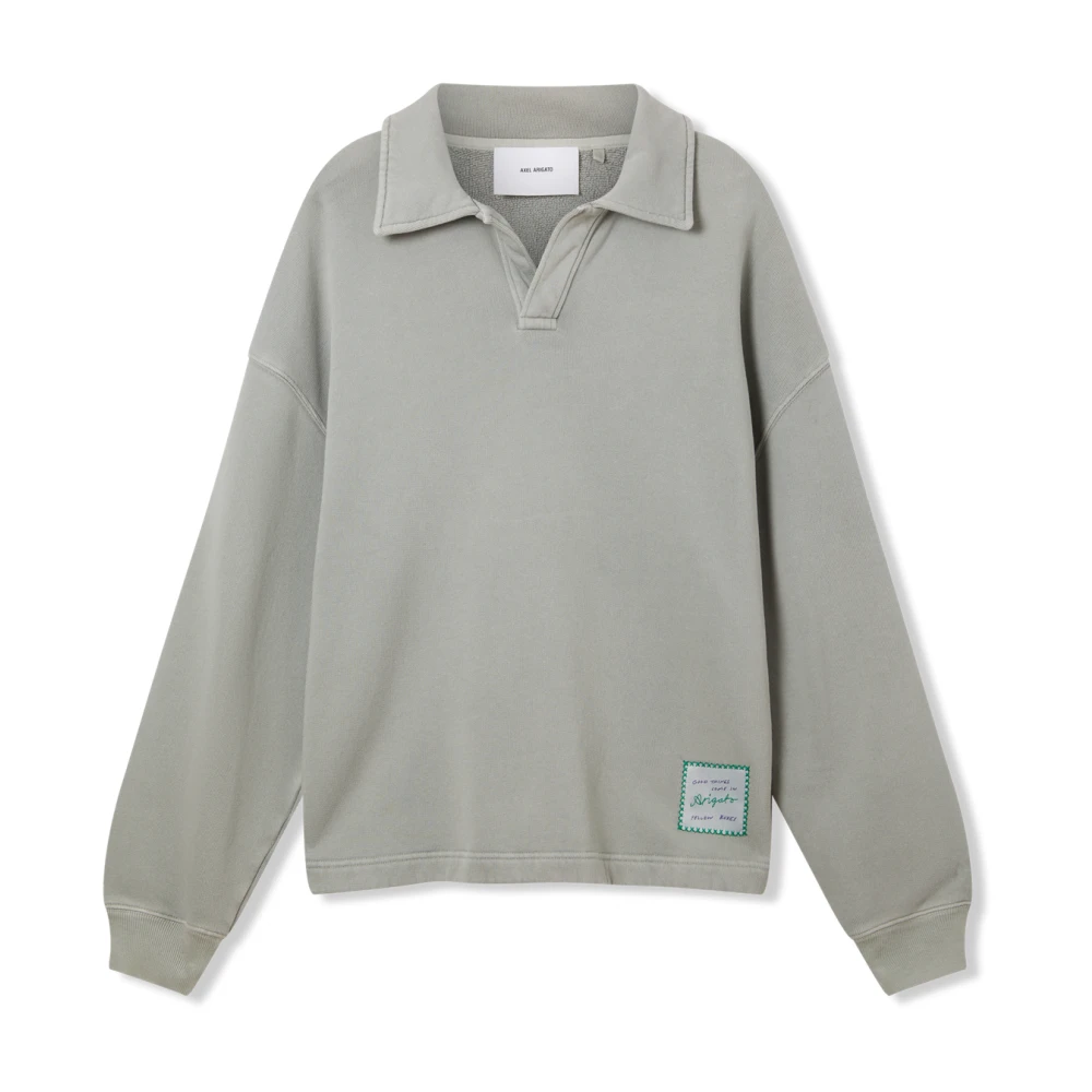 Axel Arigato Alba Polo Sweater Green Heren