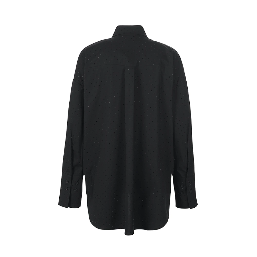 RIANI Zwarte blouse met kristallen versiering Black Dames