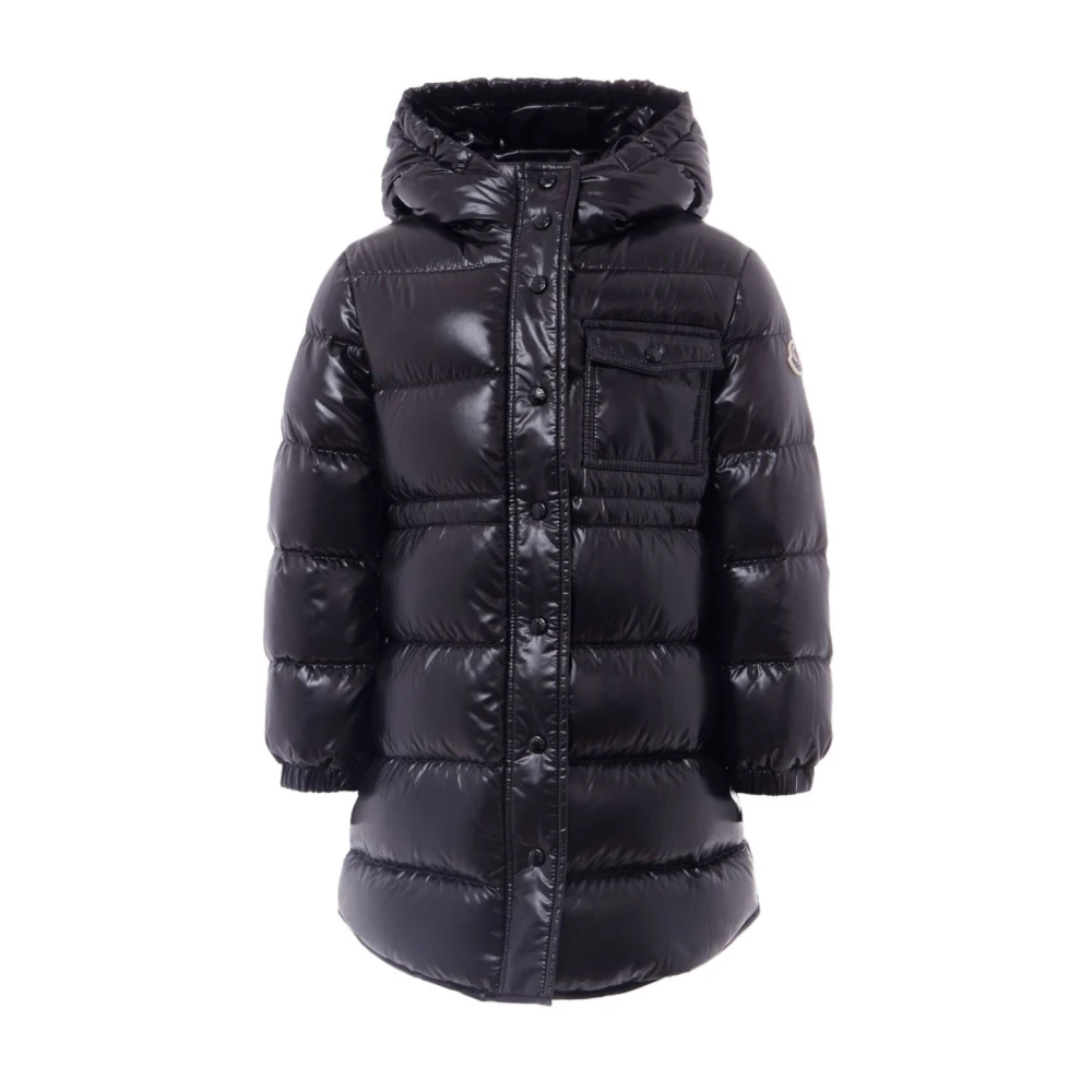 Moncler Women's Black Long Parka Coat