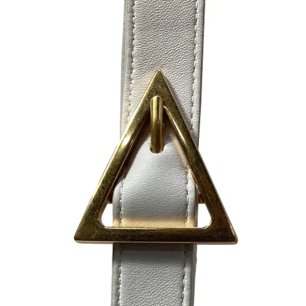 Bottega Veneta Vintage Pre-owned Leather shoulder-bags White Dames