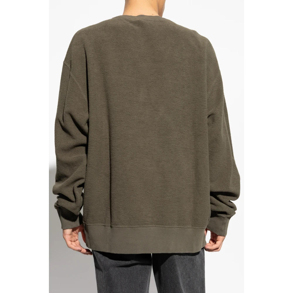 alexander mcqueen Sweatshirt met logo Green Heren