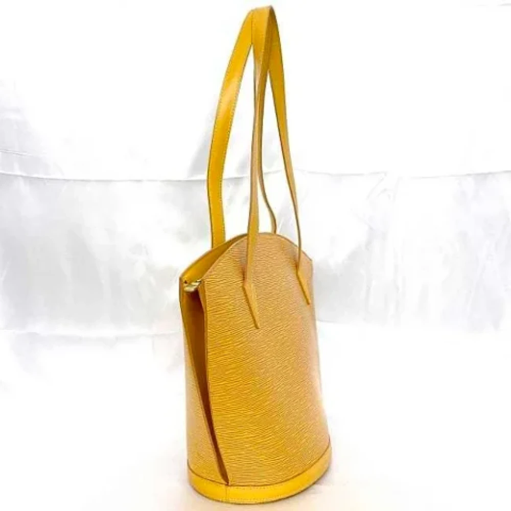 Louis Vuitton Vintage Pre-owned Leather louis-vuitton-bags Yellow Dames