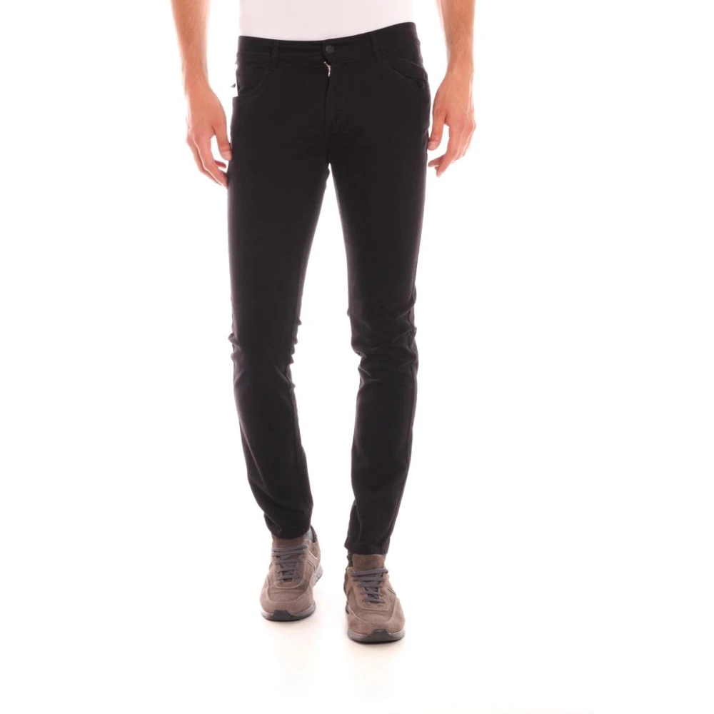 Daniele Alessandrini Men's Black Jeans Trouser - Slim Fit Jeans - W38 - Jeans